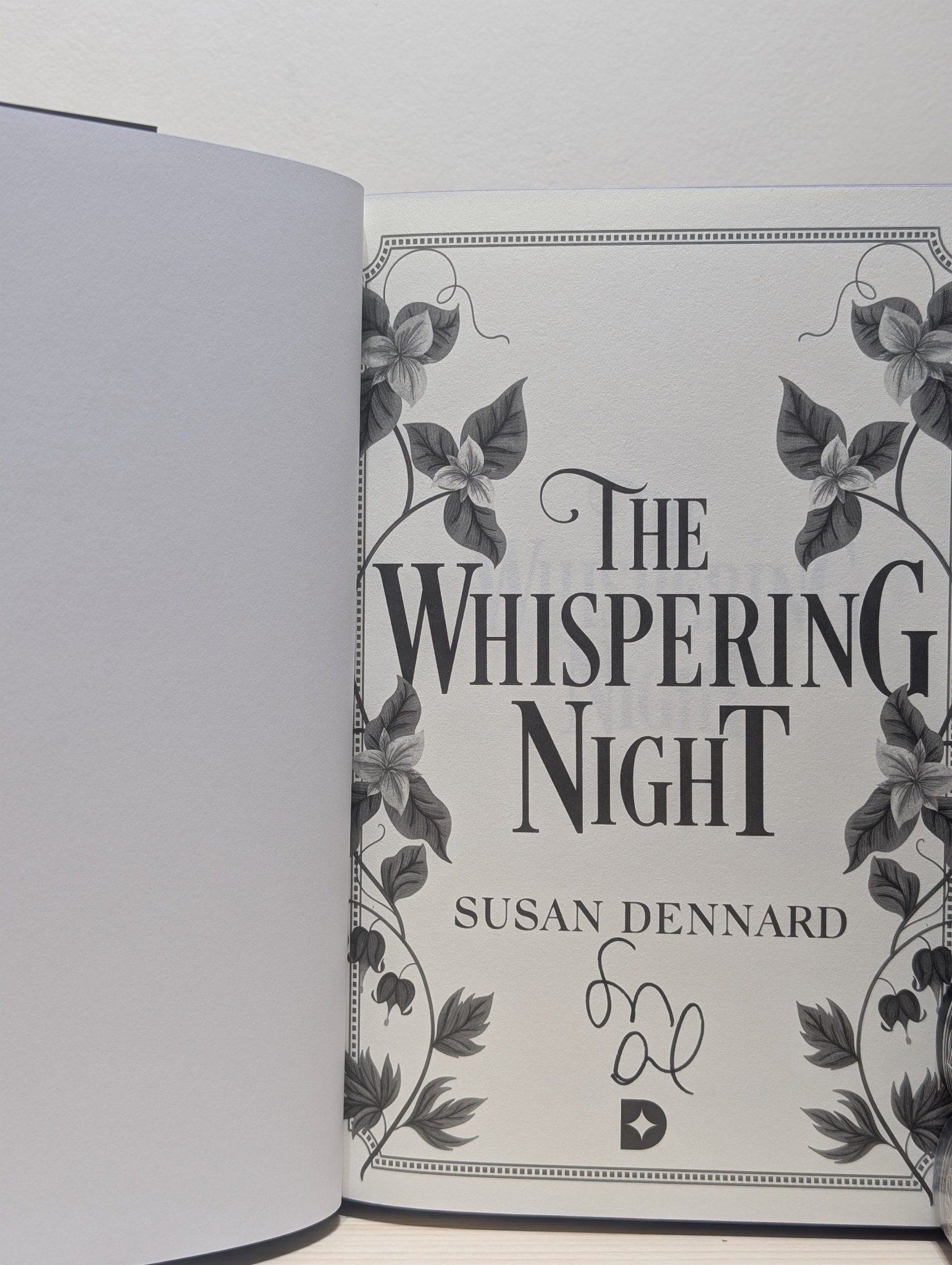 The Luminaries; The Hunting Moon; The Whispering Night by Susan Dennard (Signed Set with sprayed edges) - Fialta Books