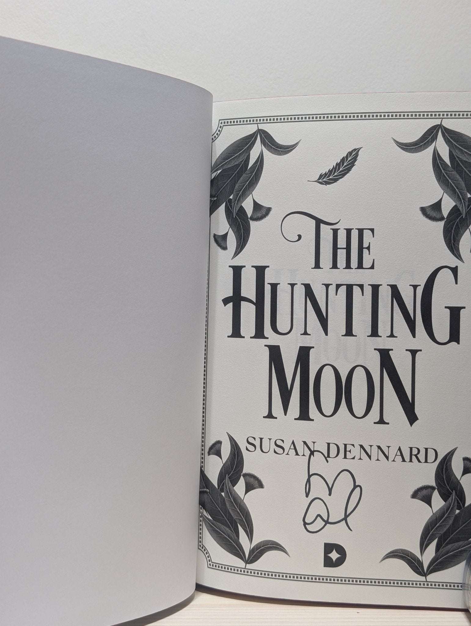 The Luminaries; The Hunting Moon; The Whispering Night by Susan Dennard (Signed Set with sprayed edges) - Fialta Books