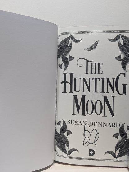 The Luminaries; The Hunting Moon; The Whispering Night by Susan Dennard (Signed Set with sprayed edges) - Fialta Books