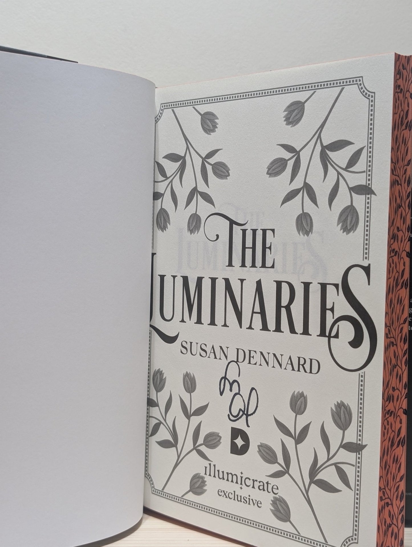 The Luminaries; The Hunting Moon; The Whispering Night by Susan Dennard (Signed Set with sprayed edges) - Fialta Books