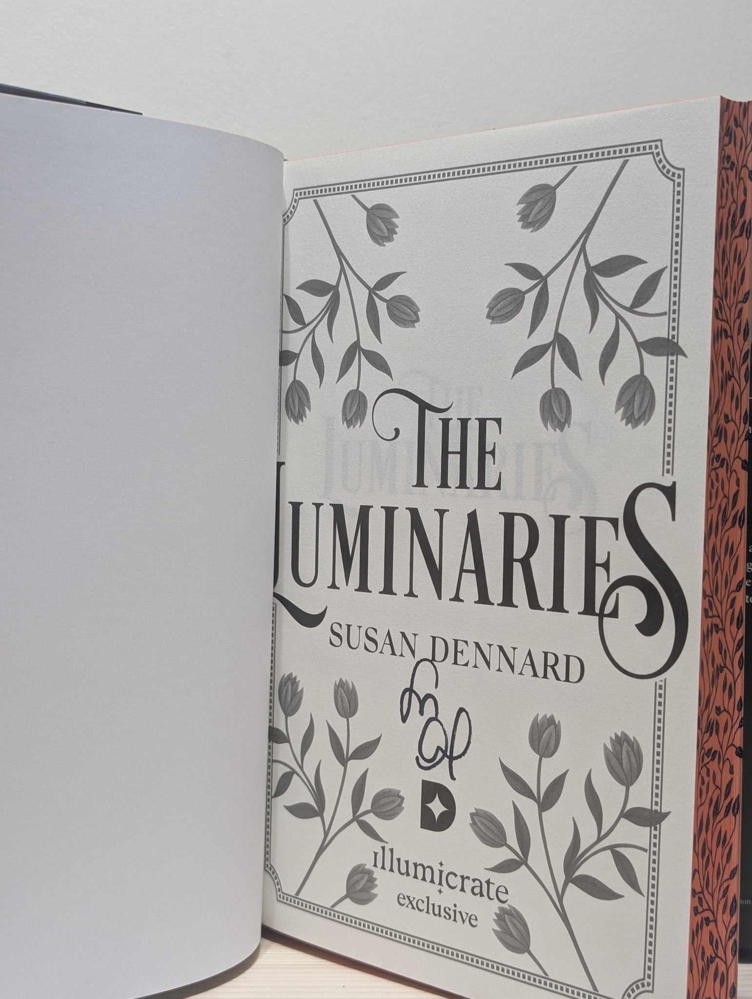 The Luminaries; The Hunting Moon; The Whispering Night by Susan Dennard (Signed Set with sprayed edges) - Fialta Books
