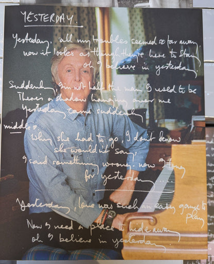 The Lyrics: 1956 to the Present by Paul McCartney (First Edition) - Fialta Books