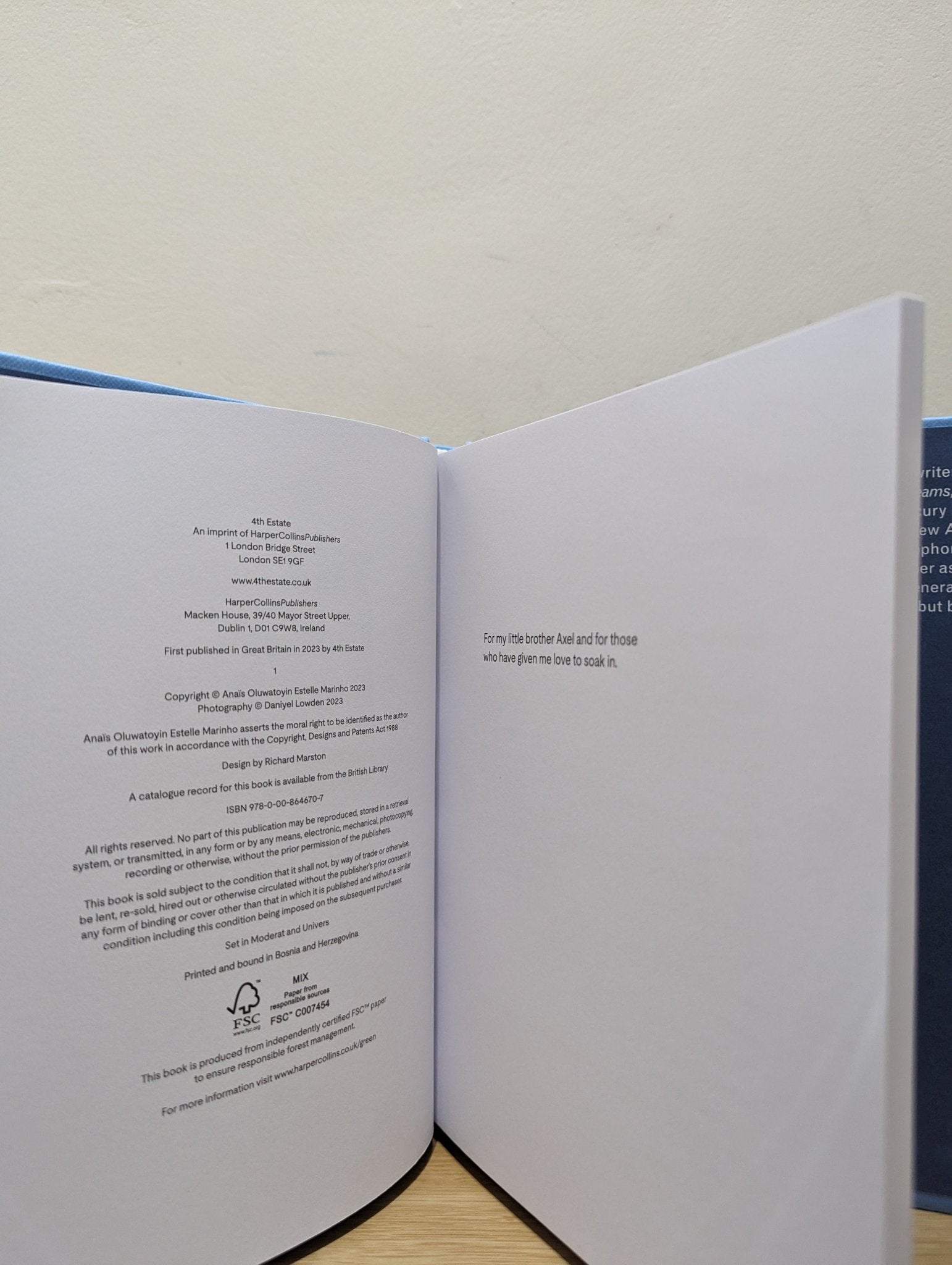 The Magic Border by Arlo Parks (Signed First Edition) - Fialta Books