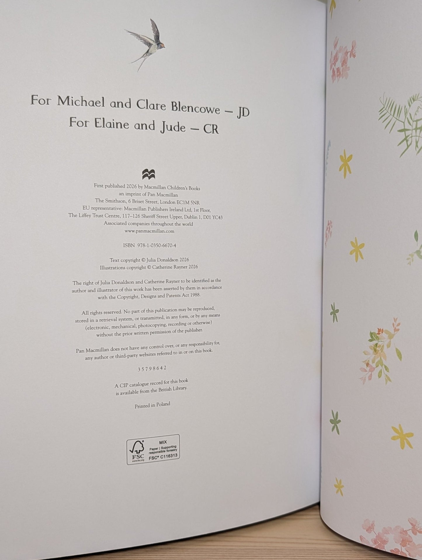 The Magic Feather by Julia Donaldson (Double Signed First Edition) - Fialta Books