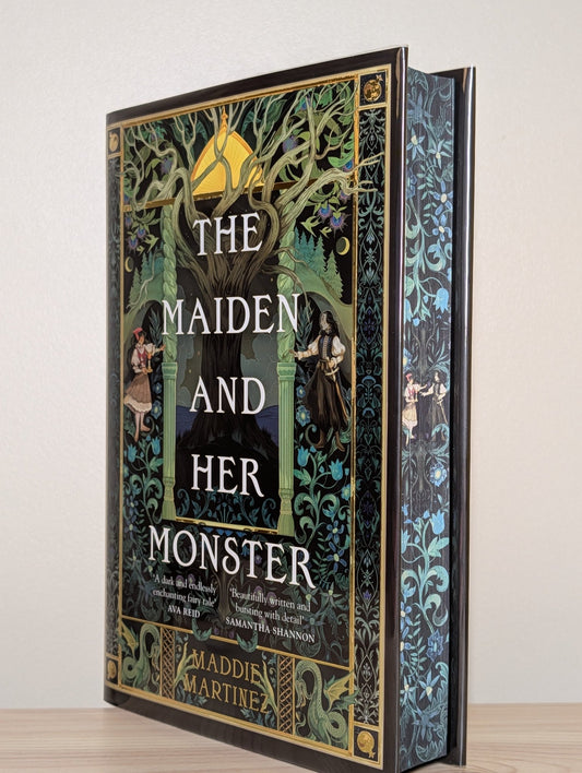 The Maiden and Her Monster by Maddie Martinez (Signed Numbered First Edition with sprayed edges) - Fialta Books