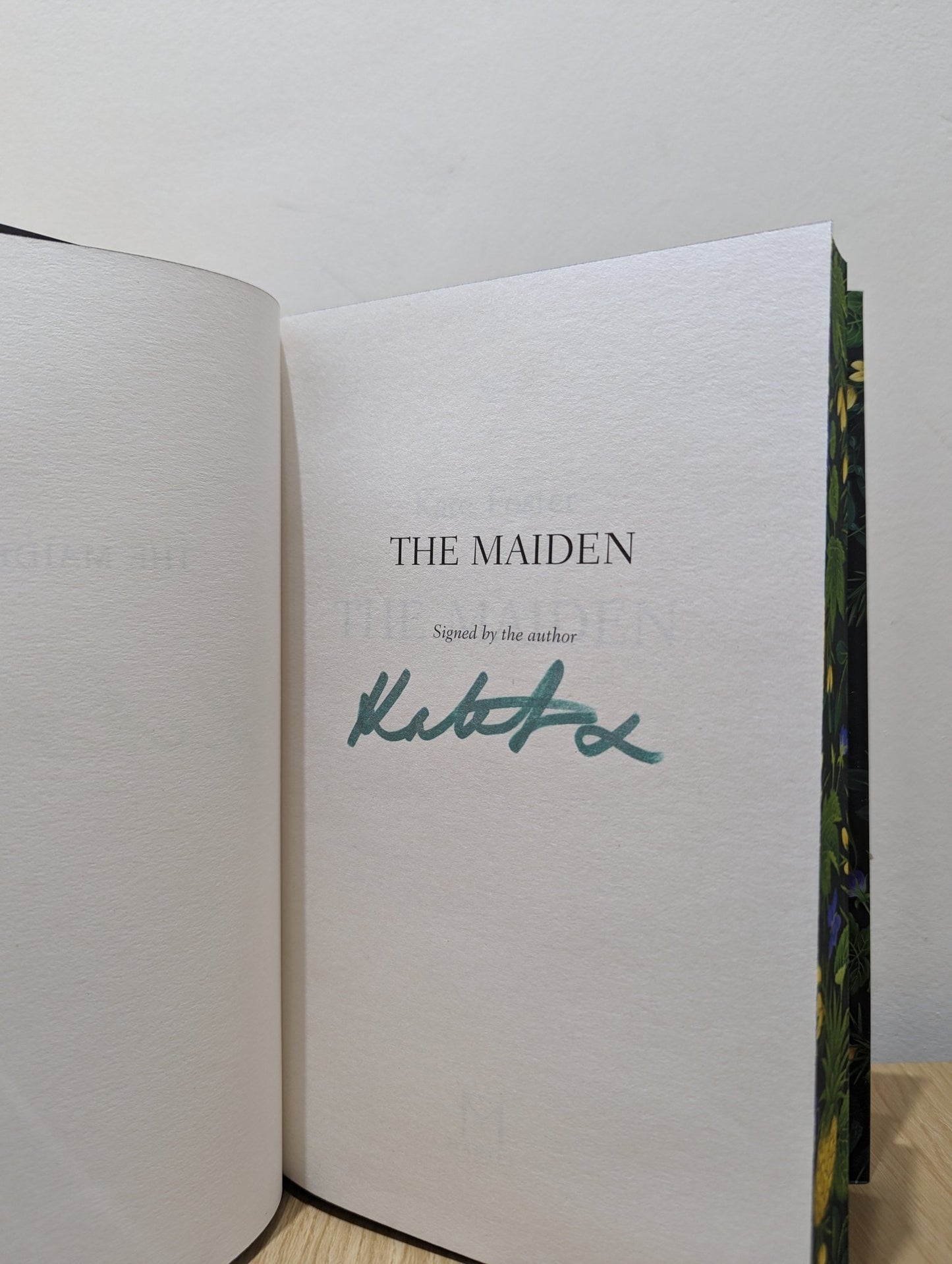 The Maiden by Kate Foster (Signed First Edition with sprayed edges) - Fialta Books