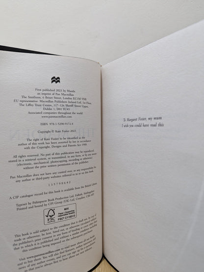 The Maiden by Kate Foster (Signed First Edition with sprayed edges) - Fialta Books