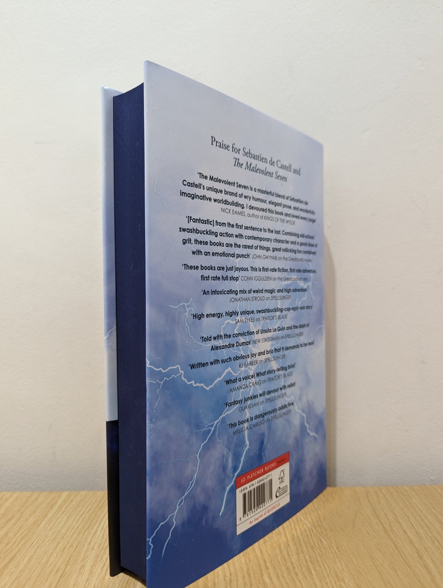 The Malevolent Seven by Sebastien De Castell (Signed First Edition with sprayed edges) - Fialta Books