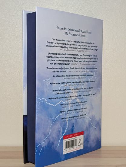 The Malevolent Seven by Sebastien De Castell (Signed First Edition with sprayed edges) - Fialta Books
