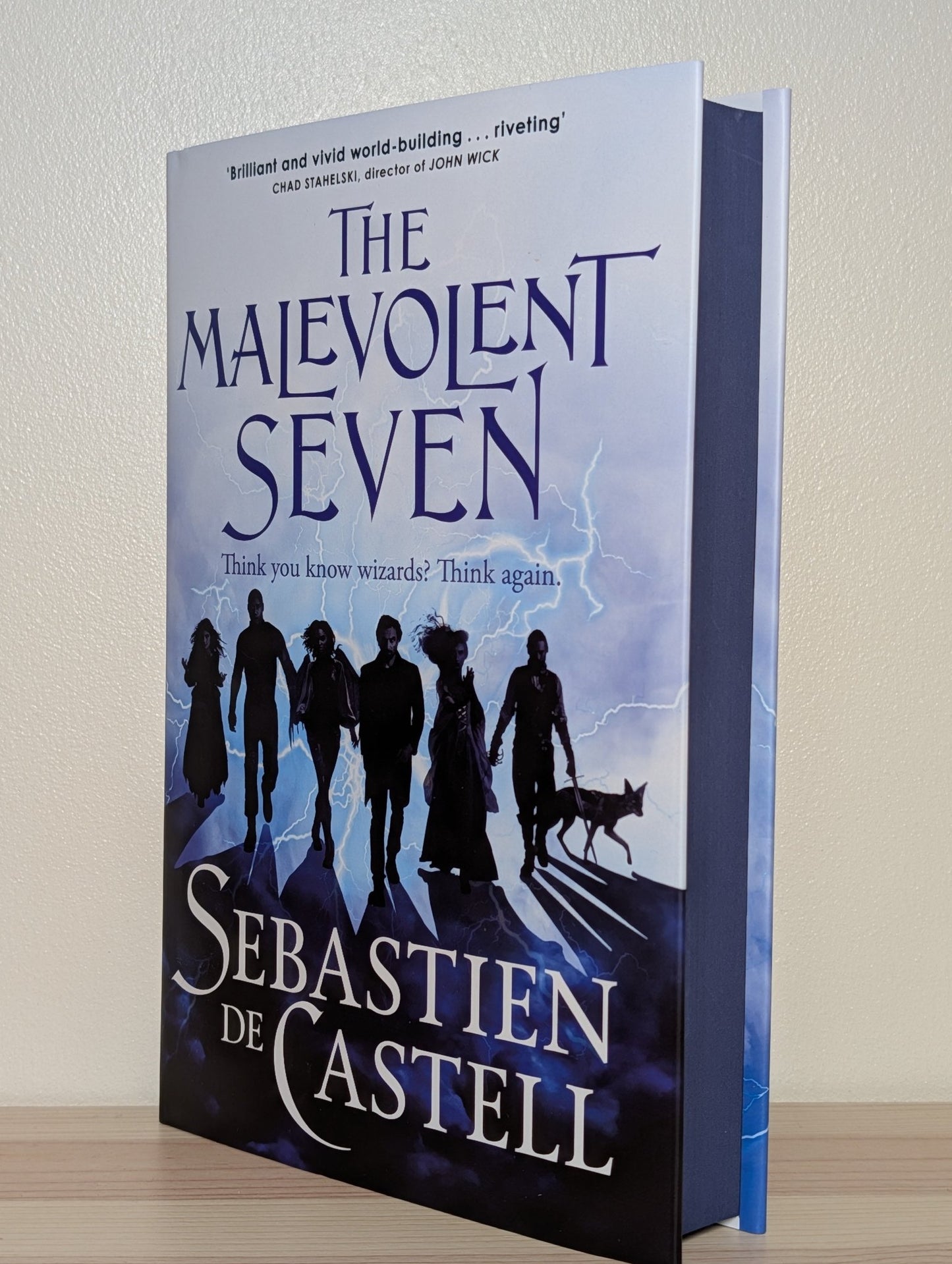 The Malevolent Seven by Sebastien De Castell (Signed First Edition with sprayed edges) - Fialta Books
