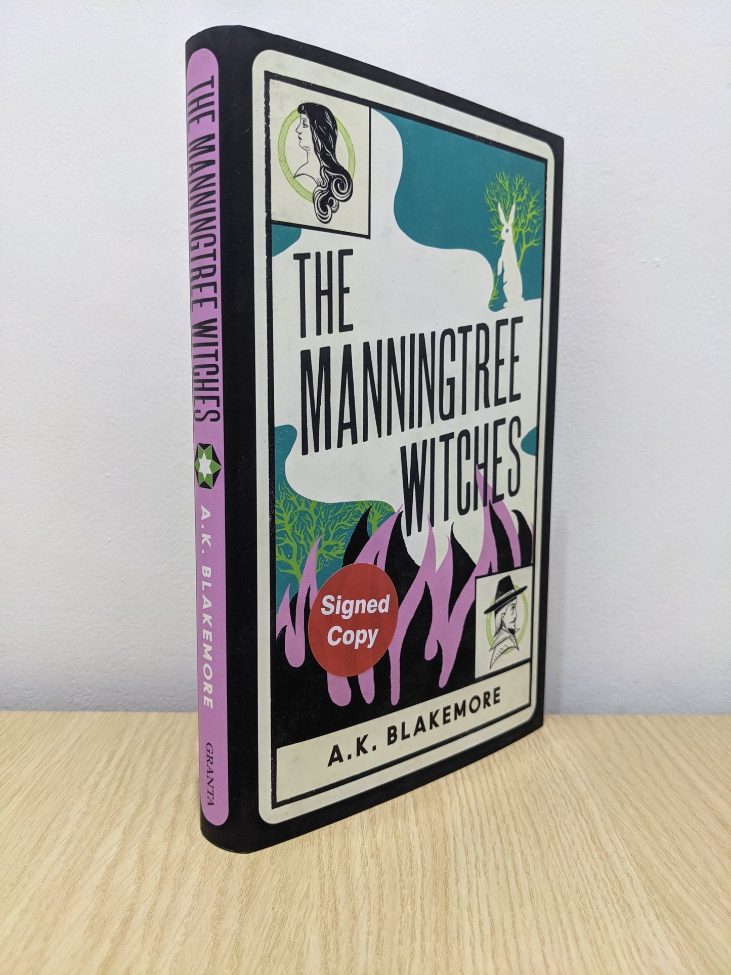 The Manningtree Witches by A. K. Blakemore (Signed First Edition with sprayed edges) - Fialta Books