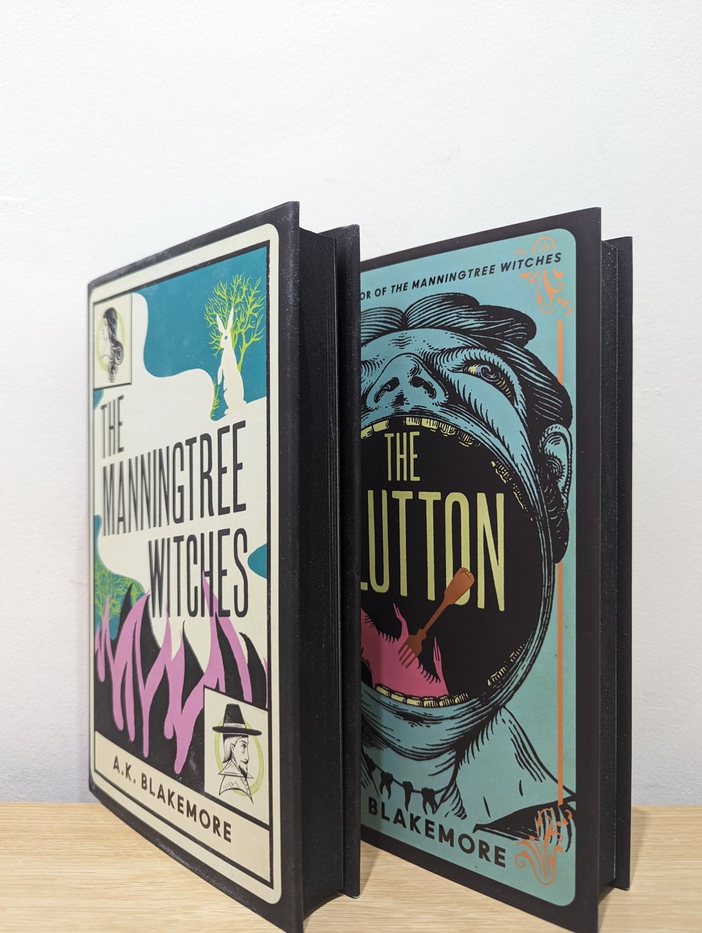 The Manningtree Witches; The Glutton by A. K. Blakemore (Signed First Edition with sprayed edges) - Fialta Books