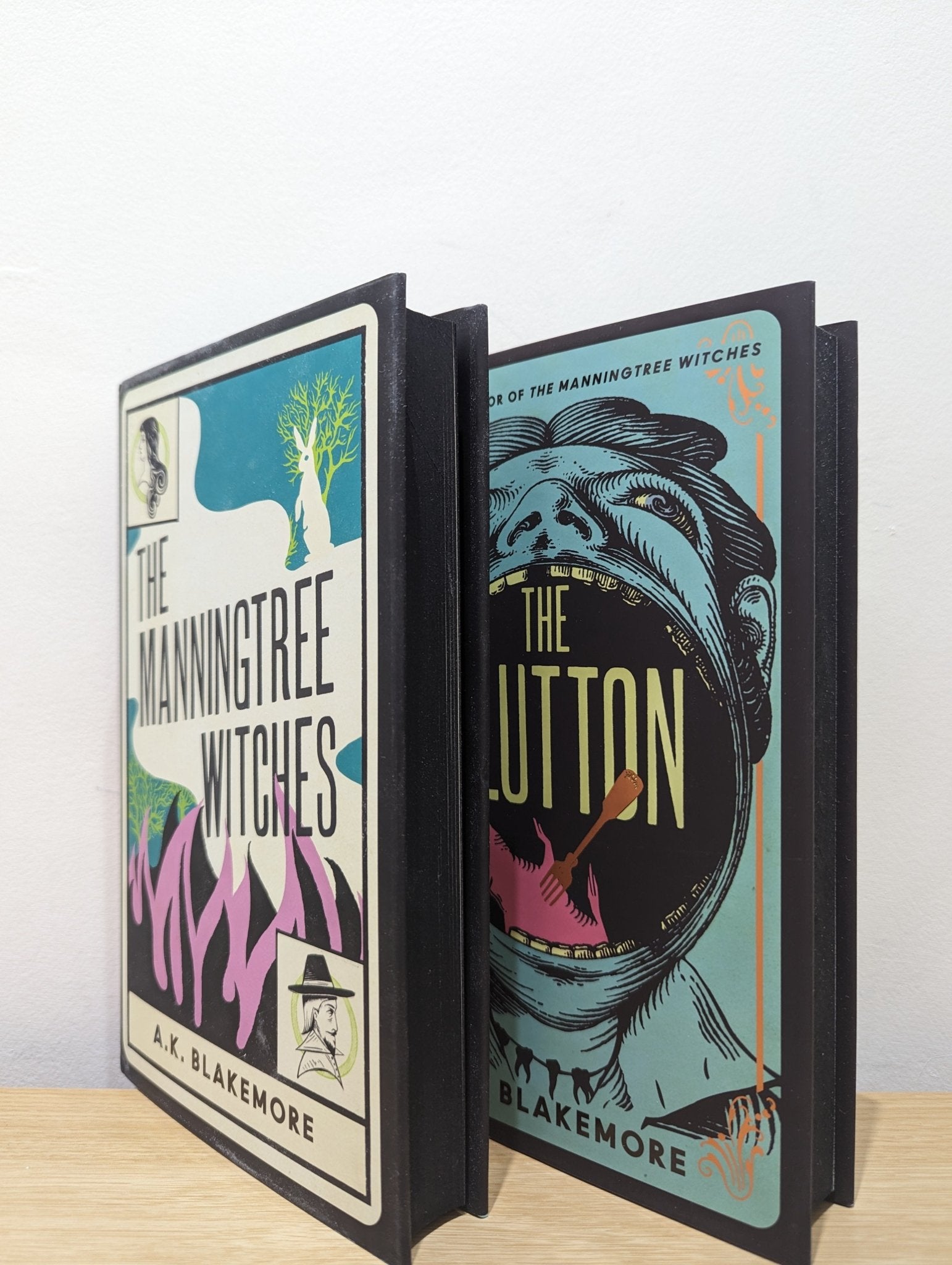 The Manningtree Witches; The Glutton by A. K. Blakemore (Signed First Edition with sprayed edges) - Fialta Books