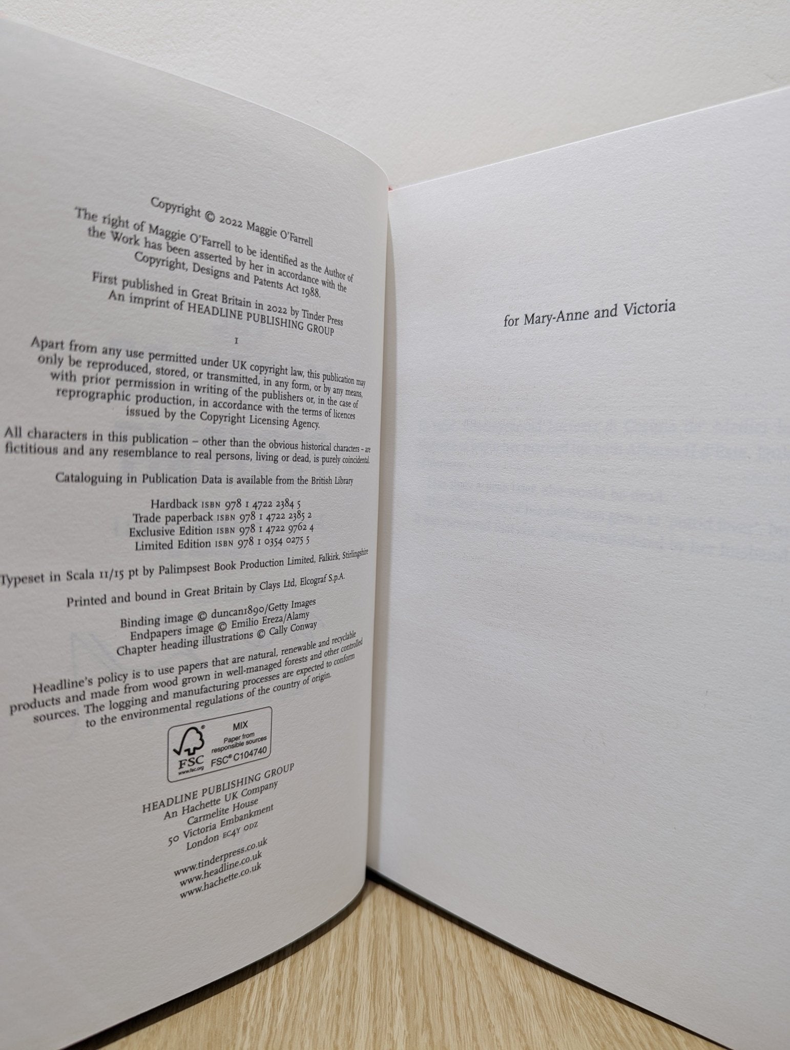 The Marriage Portrait by Maggie O'Farrell (Signed First Edition with extra essay) - Fialta Books