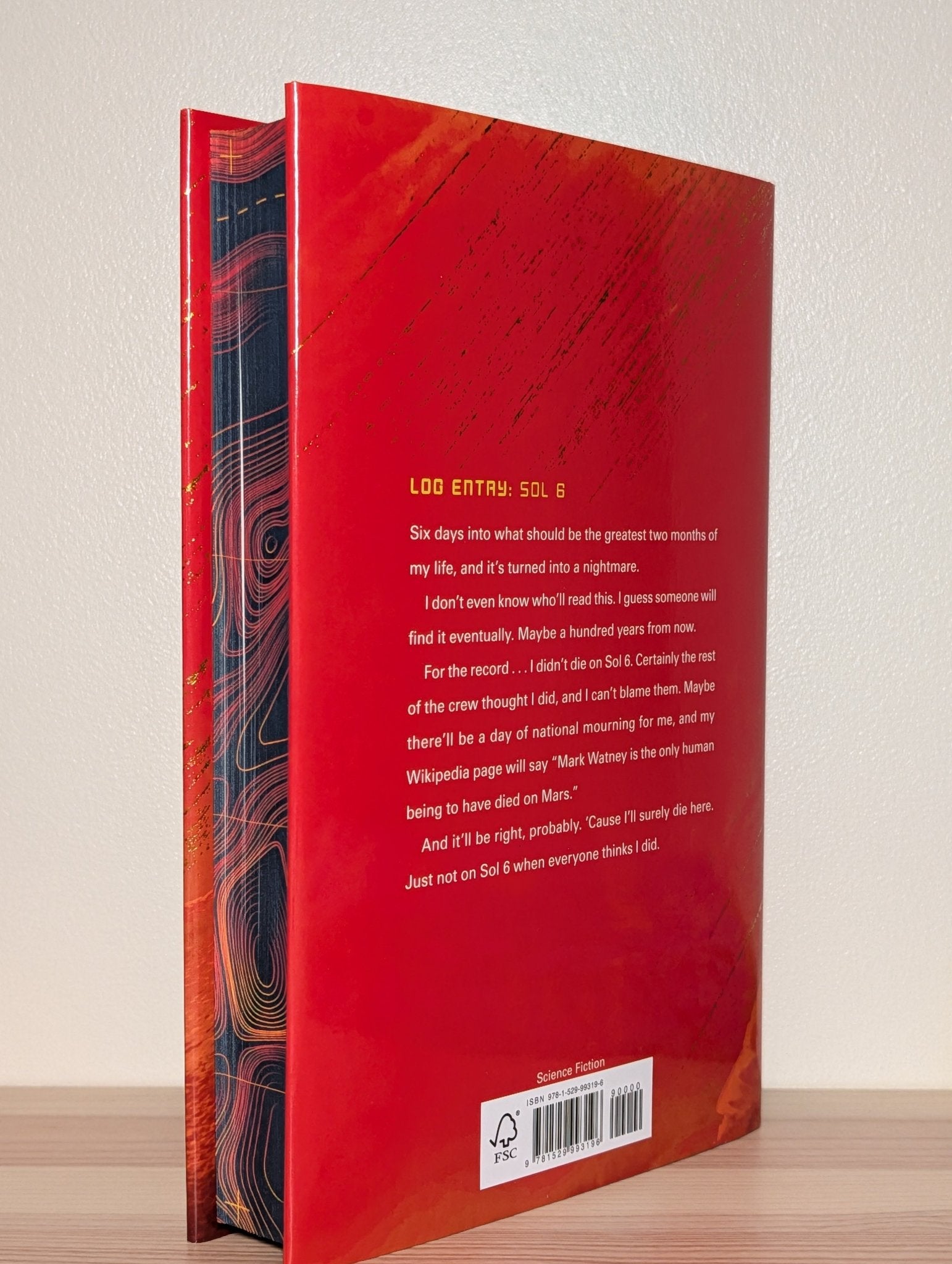 The Martian by Andy Weir (Deluxe Edition with sprayed edges) - Fialta Books