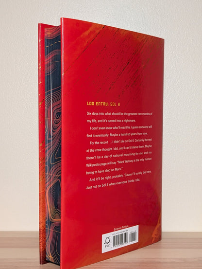 The Martian by Andy Weir (Deluxe Edition with sprayed edges) - Fialta Books