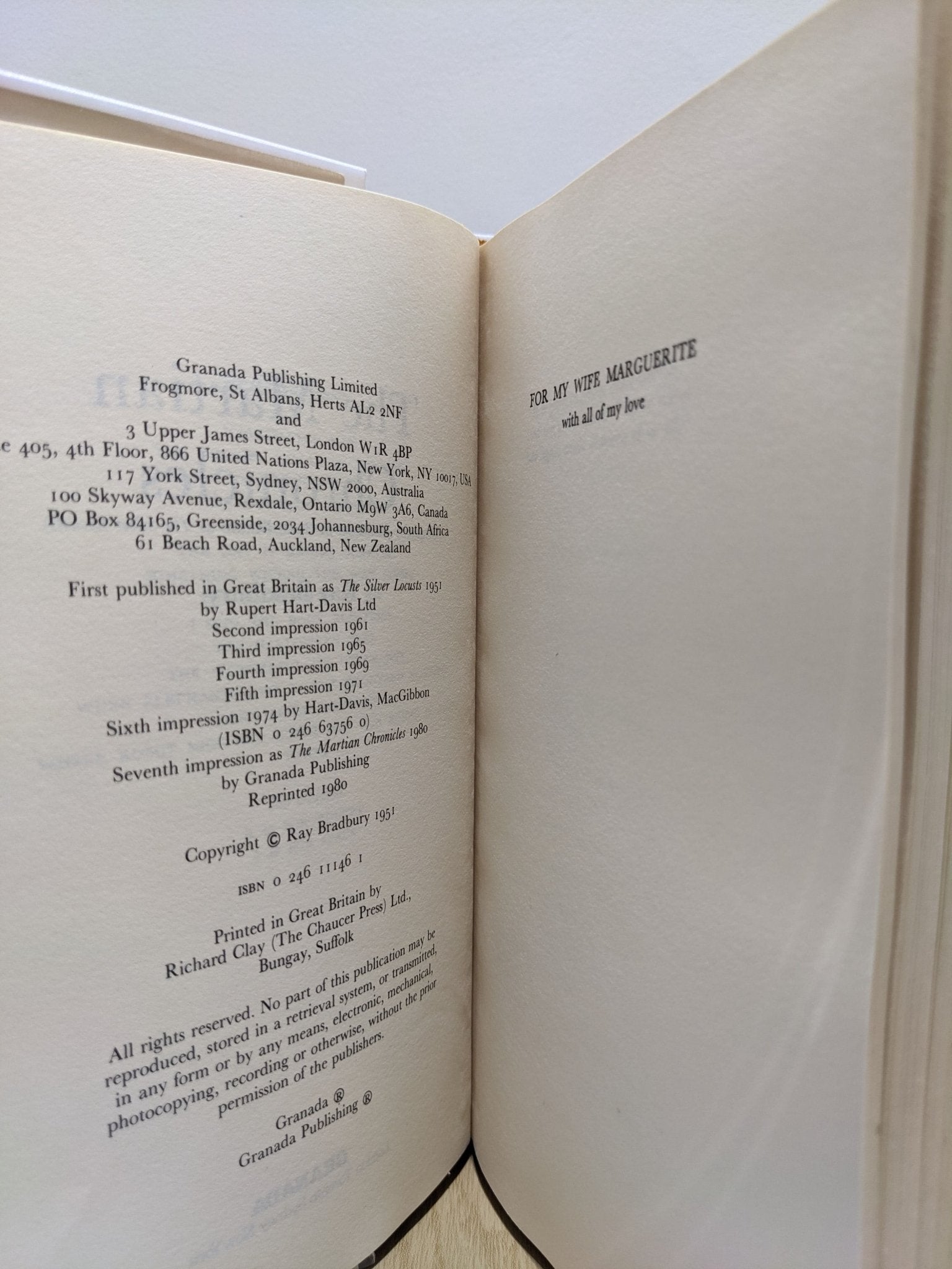 The Martian Chronicles by Ray Bradbury - Fialta Books