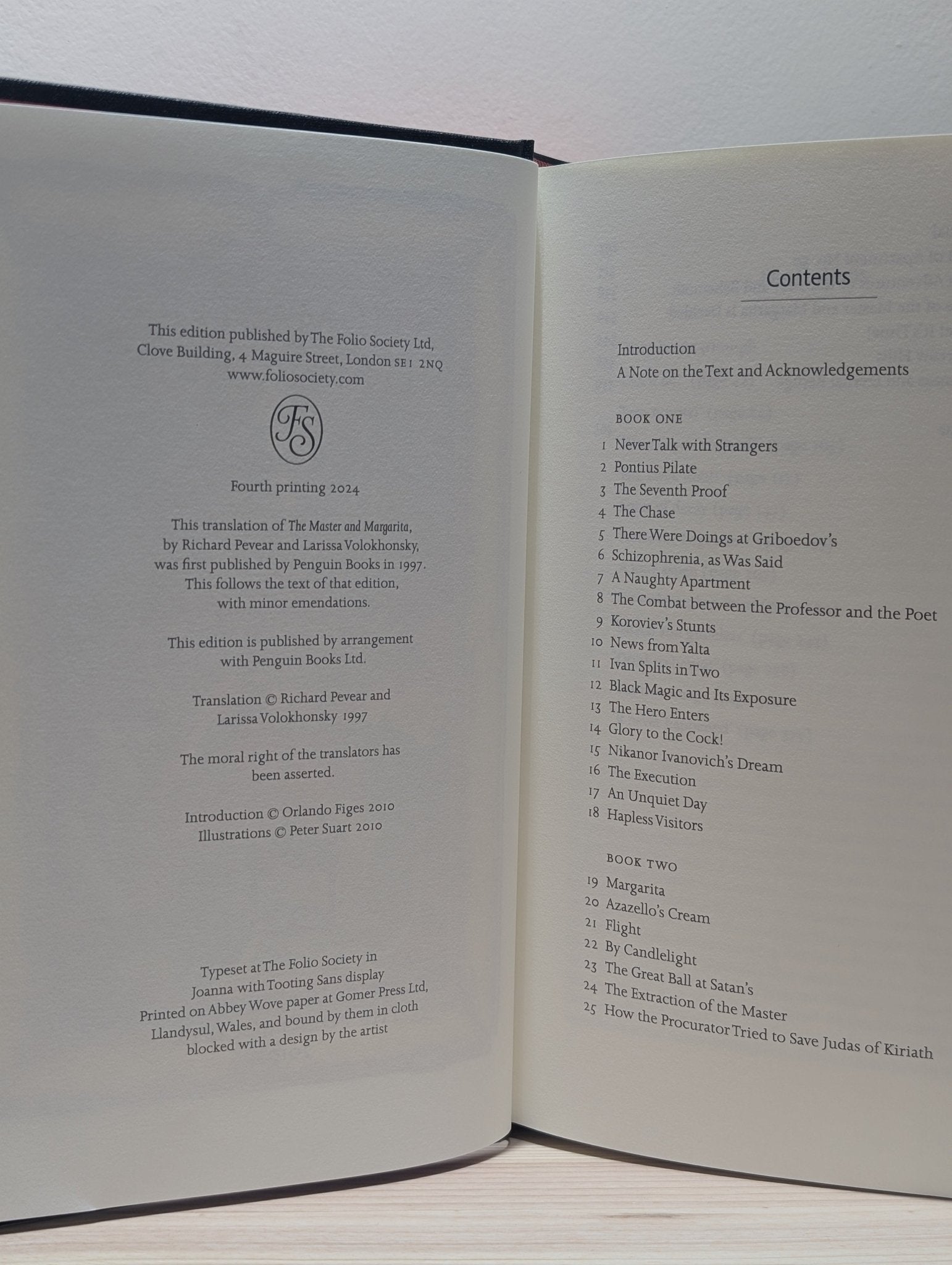 The Master and Margarita by Mikhail Bulgakov (Folio Edition) - Fialta Books