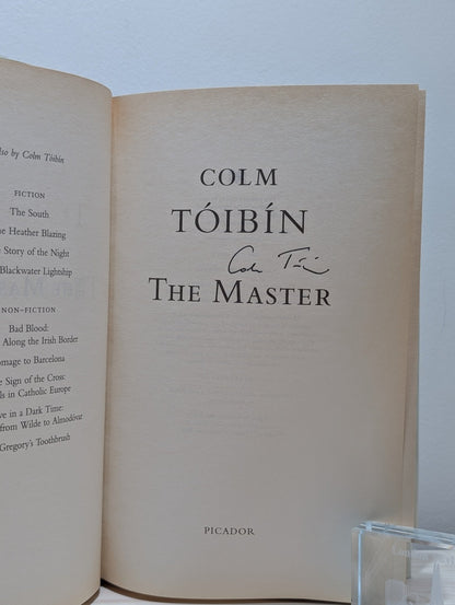 The Master by Colm Toibin (Signed First Edtion) - Fialta Books