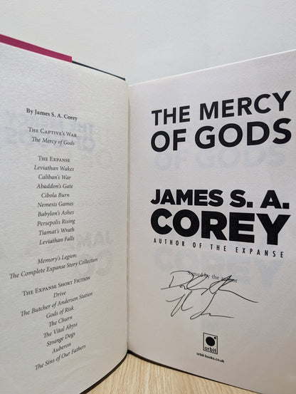The Mercy of Gods by James S. A. Corey (Signed First Edition) - Fialta Books