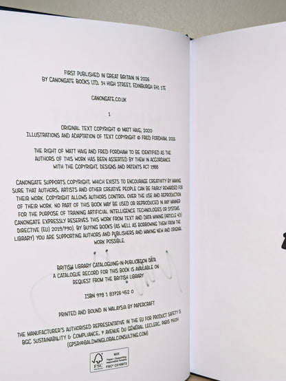 The Midnight Library: The Graphic Novel by Matt Haig (Signed First Edition) - Fialta Books