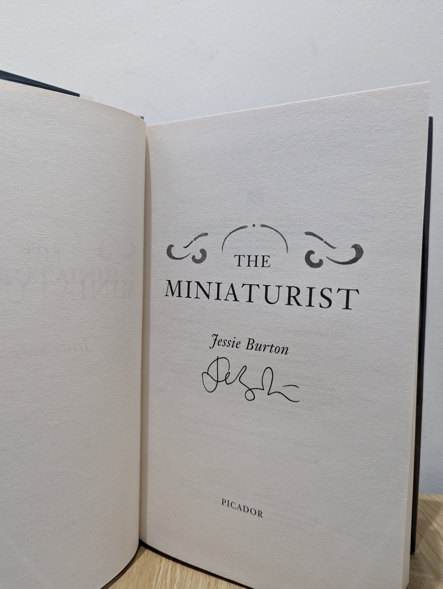 The Miniaturist by Jessie Burton (Signed First Edition) - Fialta Books