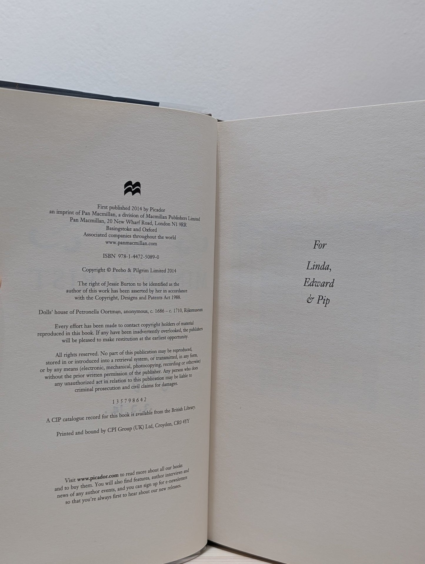 The Miniaturist; The Muse; The Confession; The House of Fortune by Jessie Burton (Signed First Edition Set) - Fialta Books