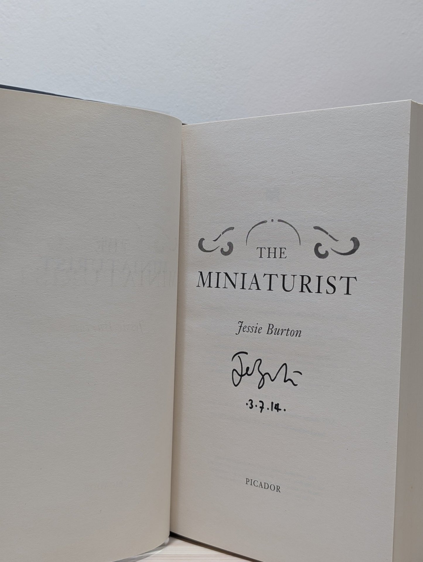 The Miniaturist; The Muse; The Confession; The House of Fortune by Jessie Burton (Signed First Edition Set) - Fialta Books