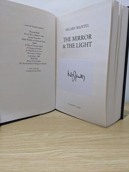 The Mirror and the Light by Hilary Mantel (Signed Bookplate) - Fialta Books