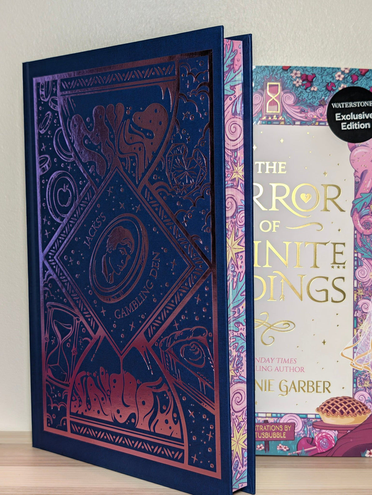 The Mirror of Infinite Endings by Stephanie Garber (First Edition with sprayed edges and gambling den cover) - Fialta Books