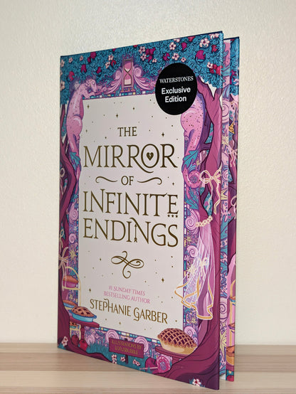 The Mirror of Infinite Endings by Stephanie Garber (First Edition with sprayed edges and hourglass cover) - Fialta Books