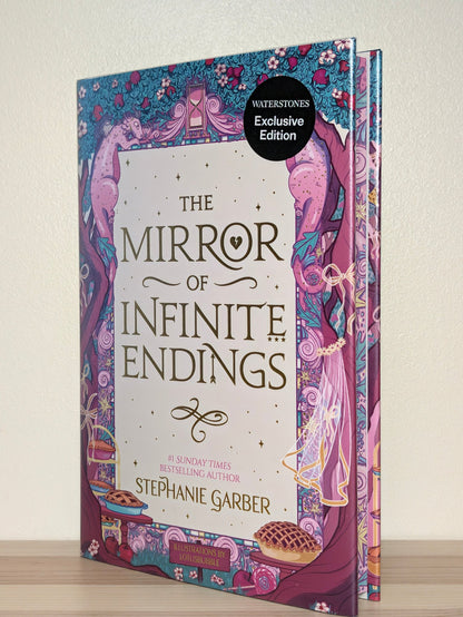 The Mirror of Infinite Endings by Stephanie Garber (Signed with sprayed edges and broken heart cover) - Fialta Books