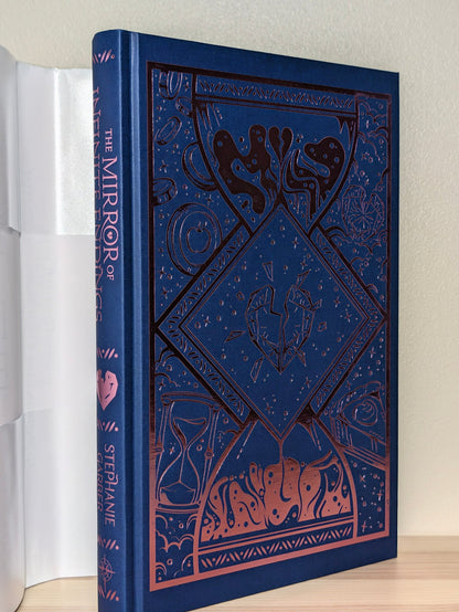 The Mirror of Infinite Endings by Stephanie Garber (Signed with sprayed edges and broken heart cover) - Fialta Books