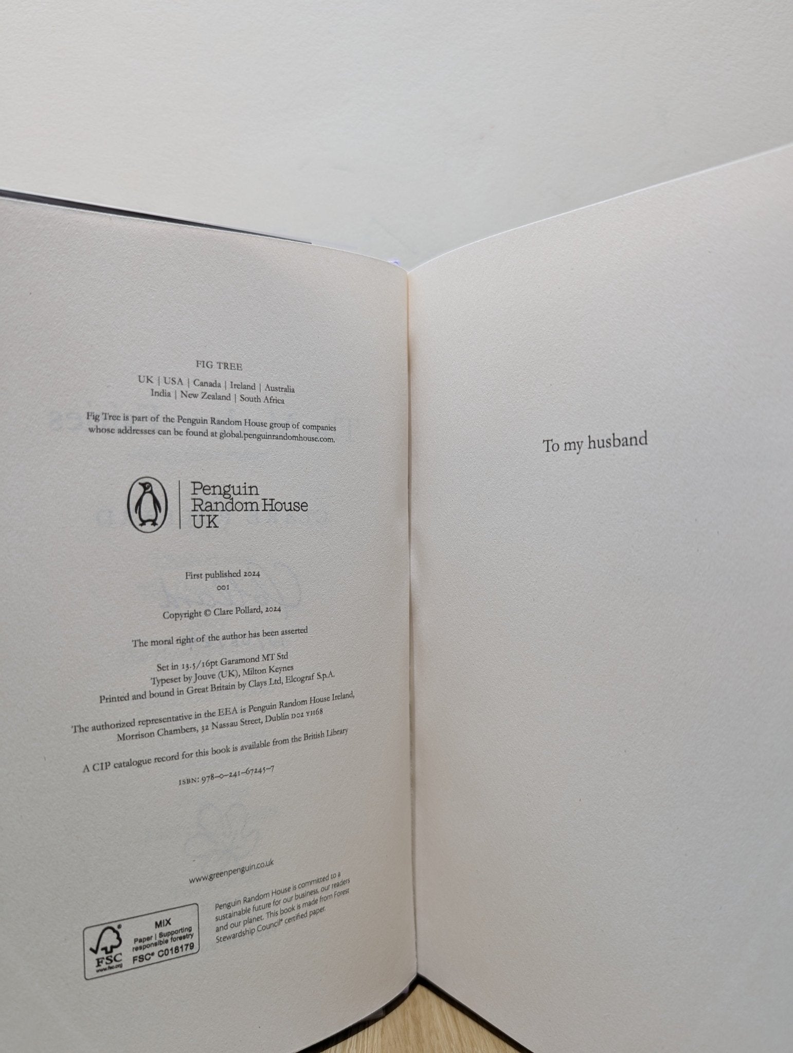 The Modern Fairies by Clare Pollard (Signed Dated First Edition) - Fialta Books