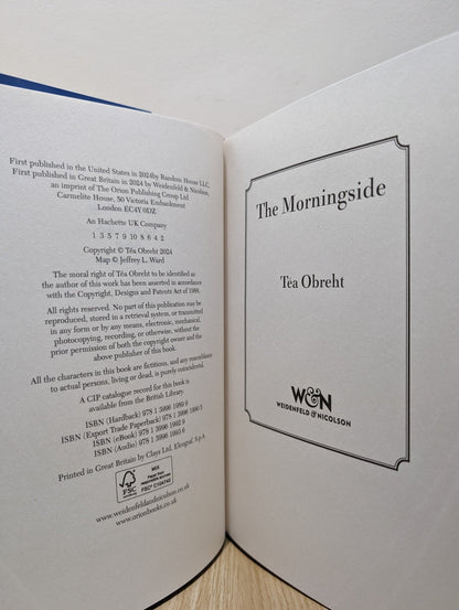 The Morningside: A Novel by Tea Obreht (Signed First Edition) - Fialta Books