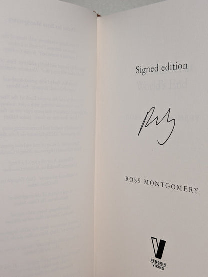 The Murder at World's End by Ross Montgomery (Signed First Edition with sprayed edges) - Fialta Books