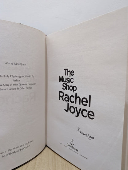 The Music Shop by Rachel Joyce (Signed First Edition) - Fialta Books