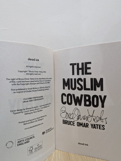 The Muslim Cowboy by Bruce Omar Yates (Signed First Edition) - Fialta Books