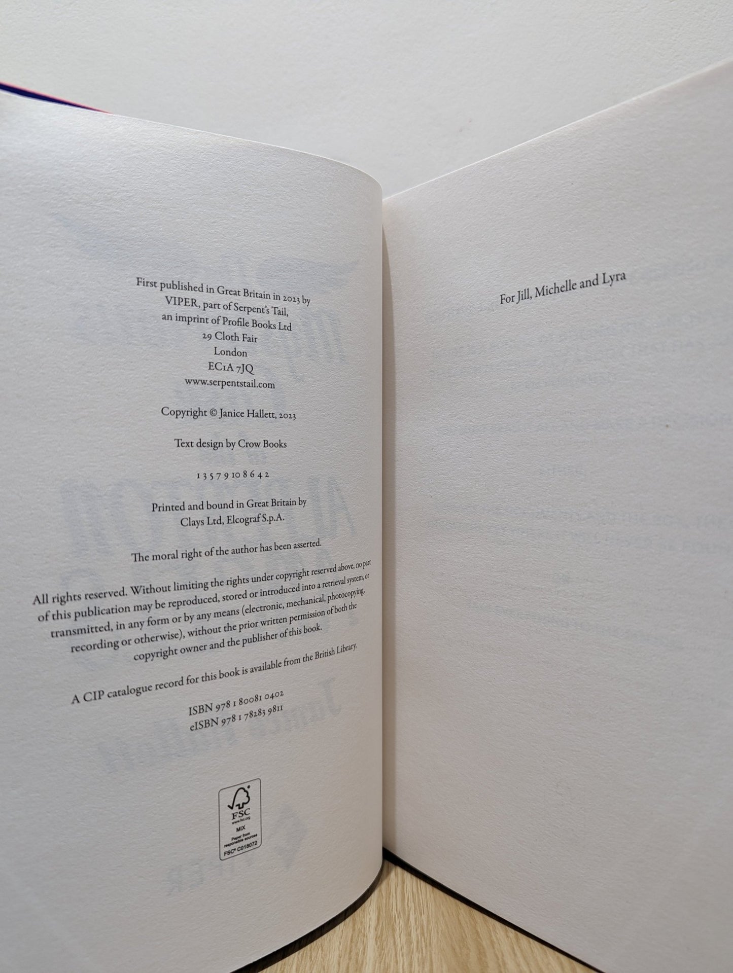 The Mysterious Case of the Alperton Angels by Janice Hallett (Signed) - Fialta Books