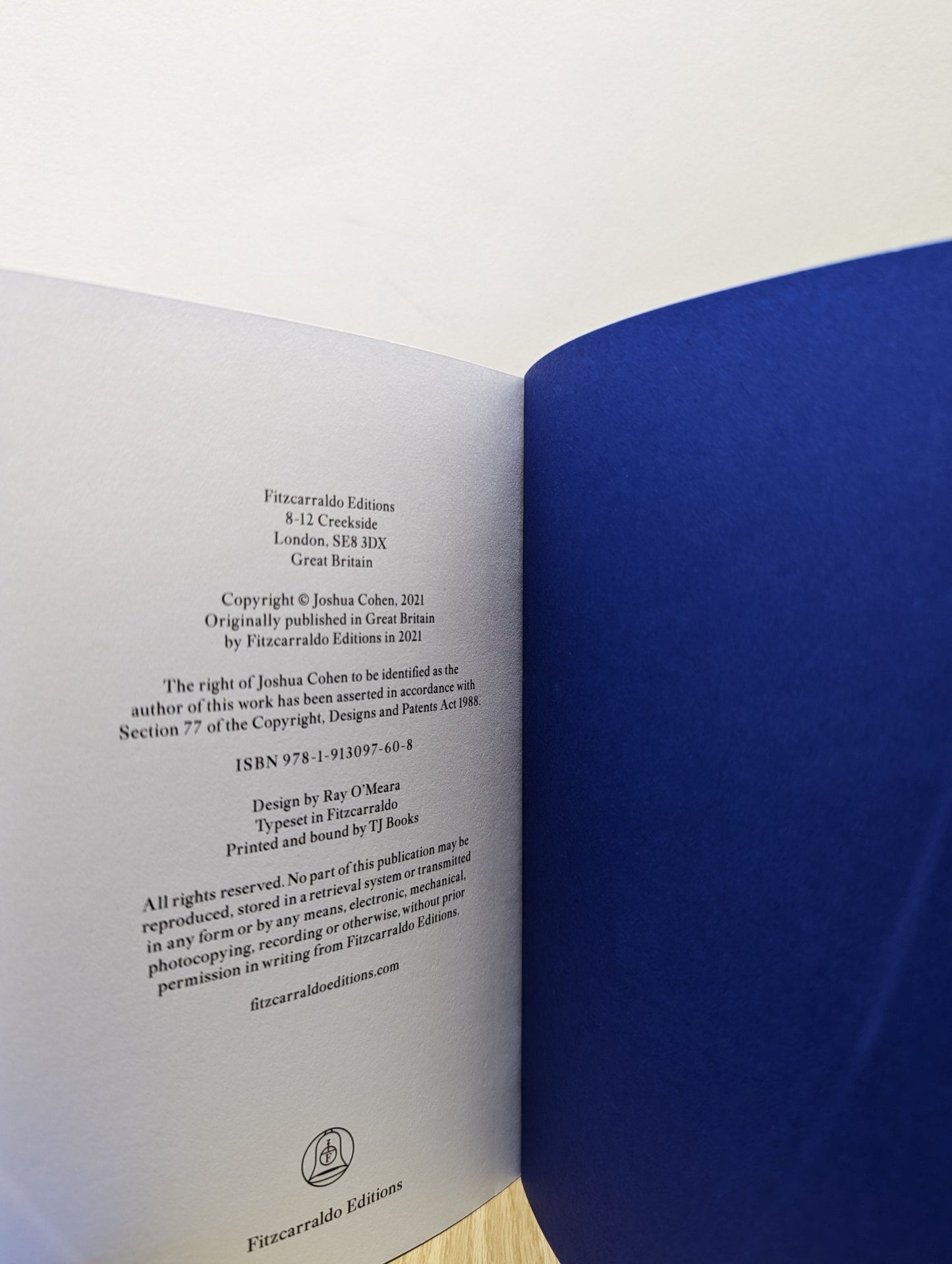 The Netanyahus by Joshua Cohen (Signed First Edition) - Fialta Books