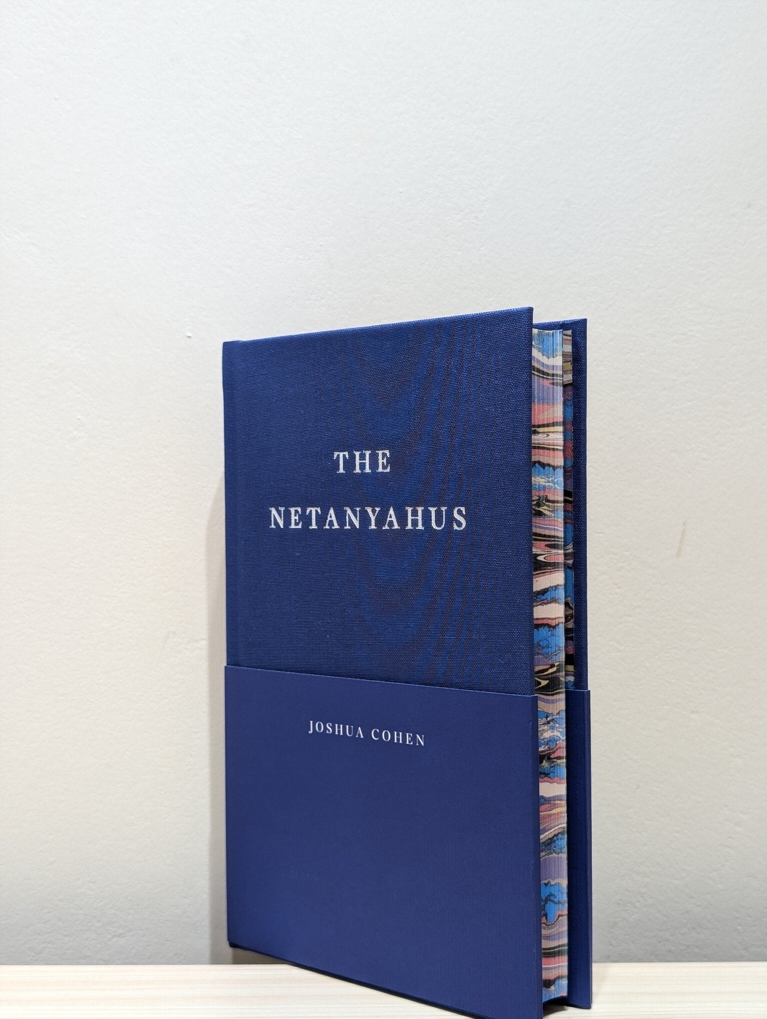 The Netanyahus by Joshua Cohen (Signed Numbered Edition with sprayed e ...