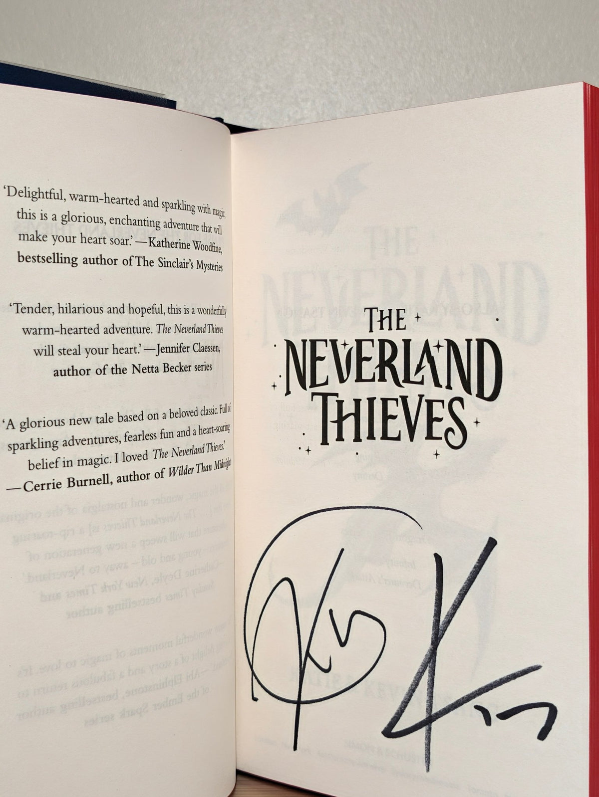 The Neverland Thieves by Katie and Kevin Tsang (Signed First Edition with sprayed edges) - Fialta Books