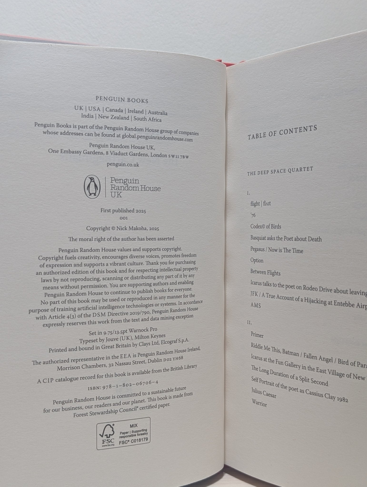 The New Carthaginians by Nick Makoha (Signed First Edition) - Fialta Books