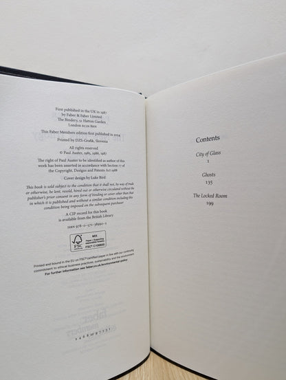 The New York Trilogy by Paul Auster (Special Edition) - Fialta Books