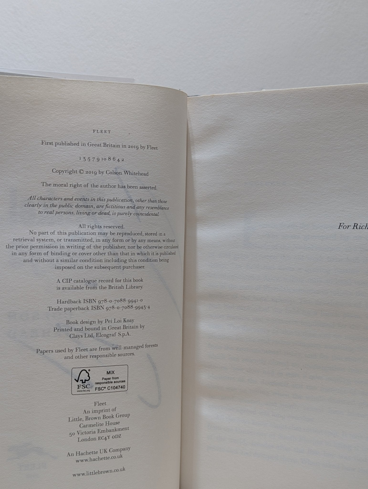 The Nickel Boys by Colson Whitehead (Signed) - Fialta Books