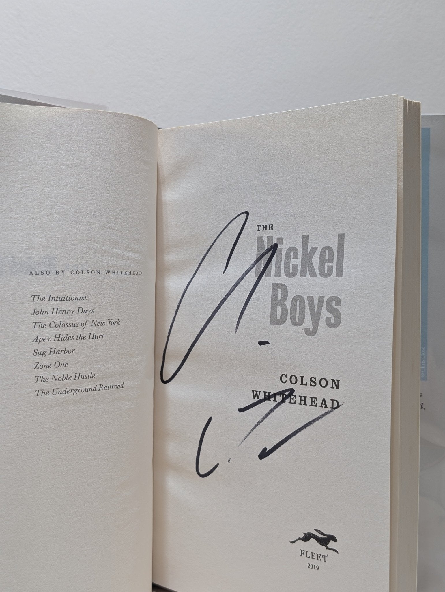 The Nickel Boys by Colson Whitehead (Signed) - Fialta Books