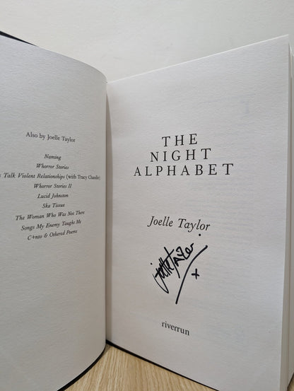 The Night Alphabet by Joelle Taylor (Signed First Edition) - Fialta Books
