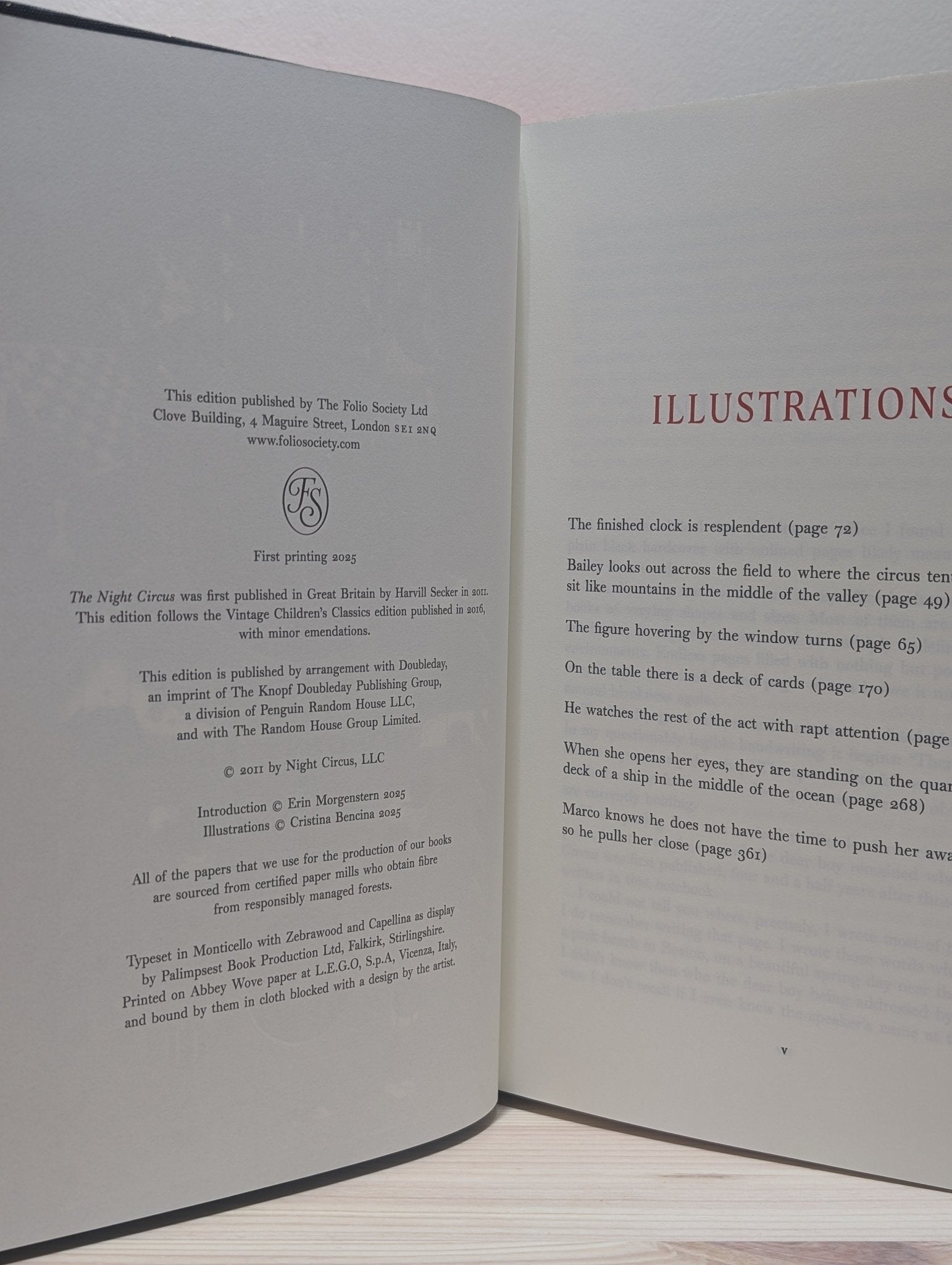 The Night Circus by Erin Morgenstern (Folio Limited Signed Edition) - Fialta Books