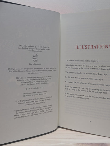 The Night Circus by Erin Morgenstern (Folio Limited Signed Edition) - Fialta Books