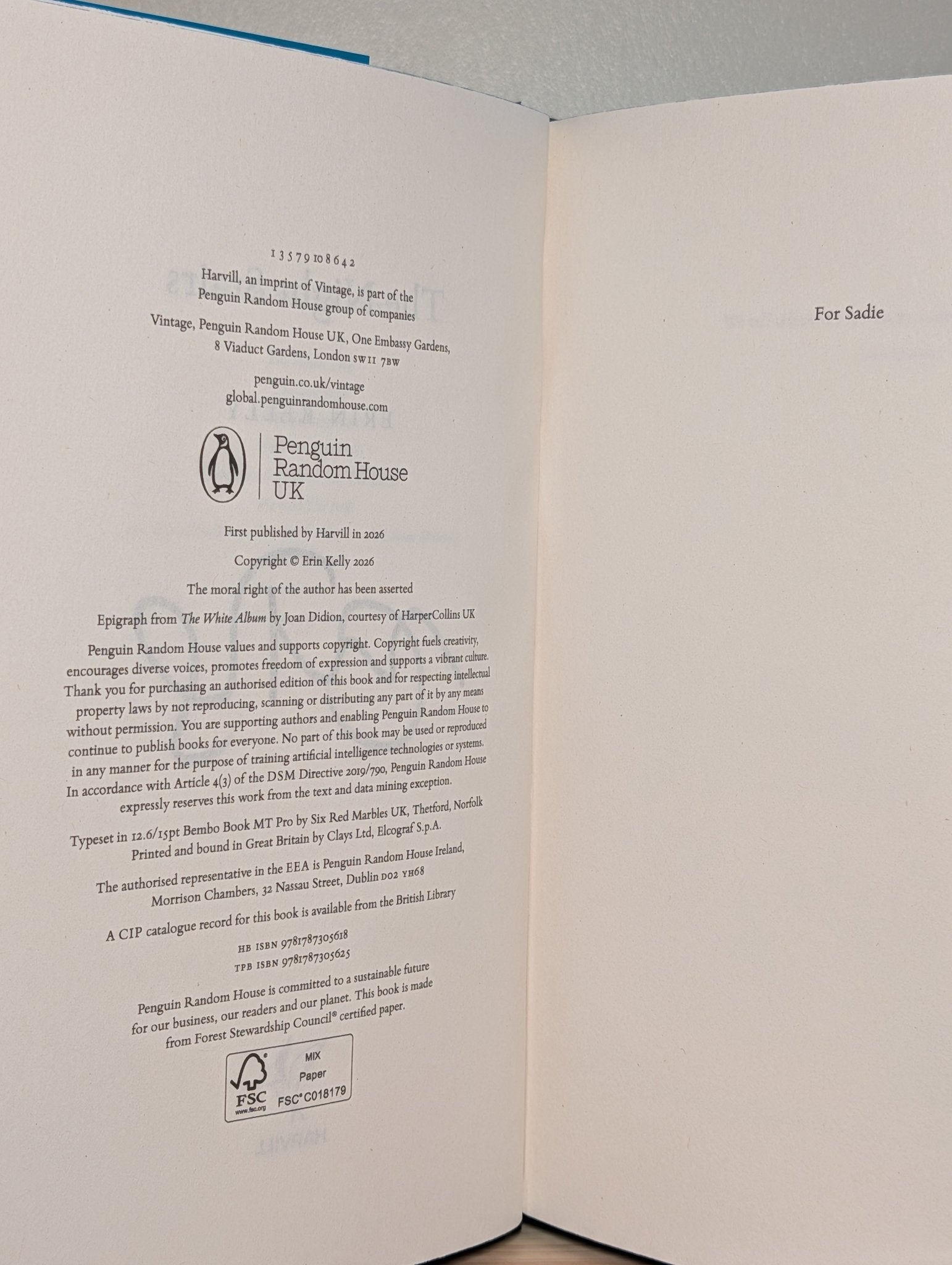 The Night Stairs by Erin Kelly (Signed First Edition with sprayed edges) - Fialta Books